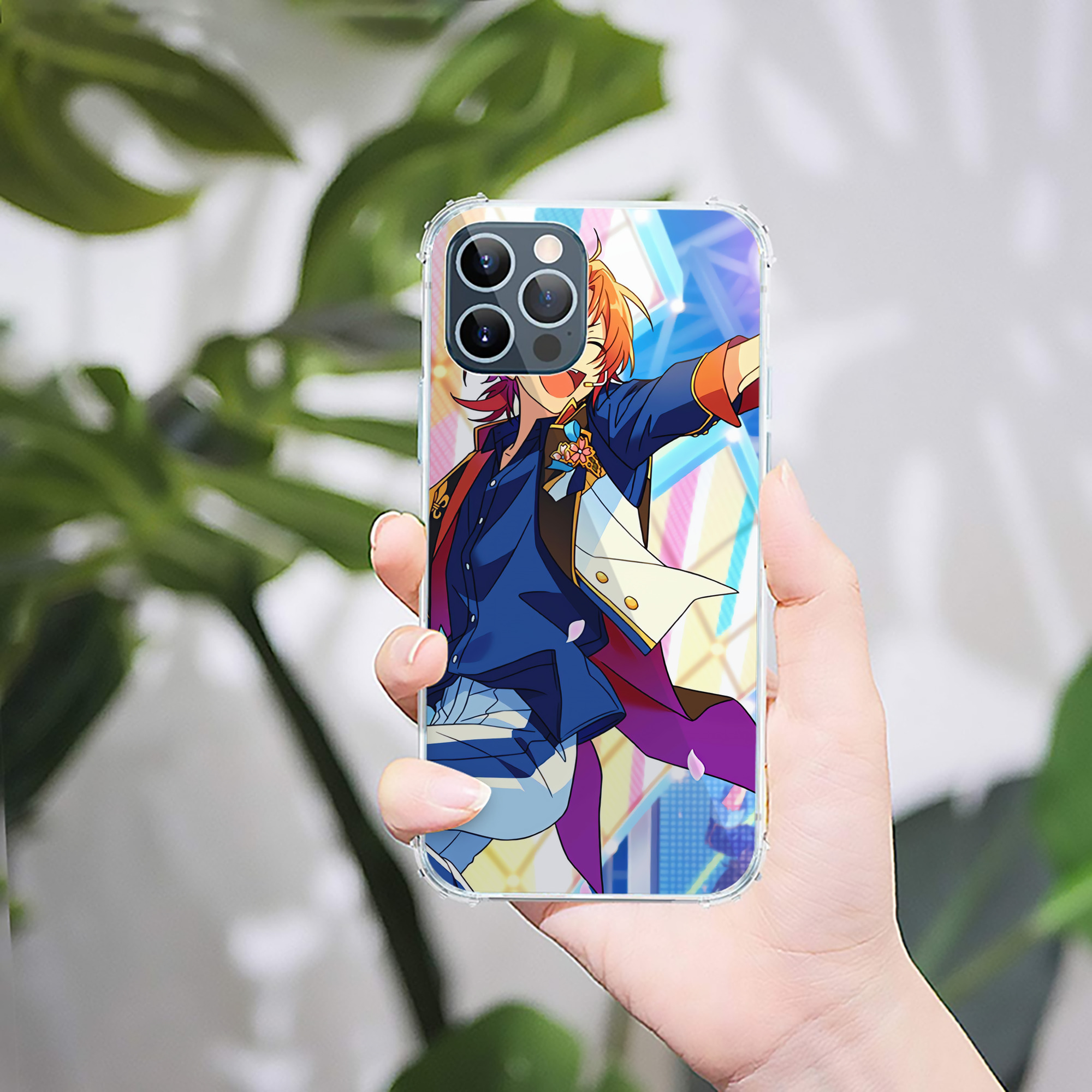 （画像用） あんさんぶるスターズ! Ensemble Stars 【iPhone 12シリーズ対応】透明スマホケース（クリアソフトケース）